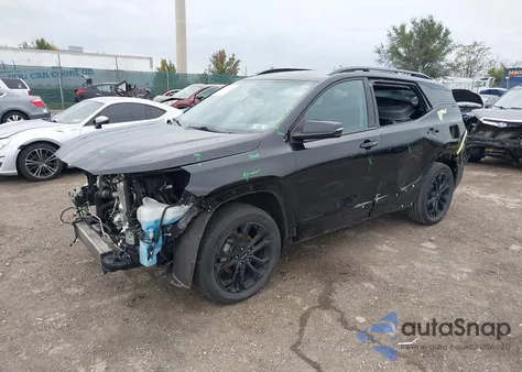 2021 GMC Terrain Awd Sle z USA, uszkodzony, nr VIN 3GKALTEVXML387753